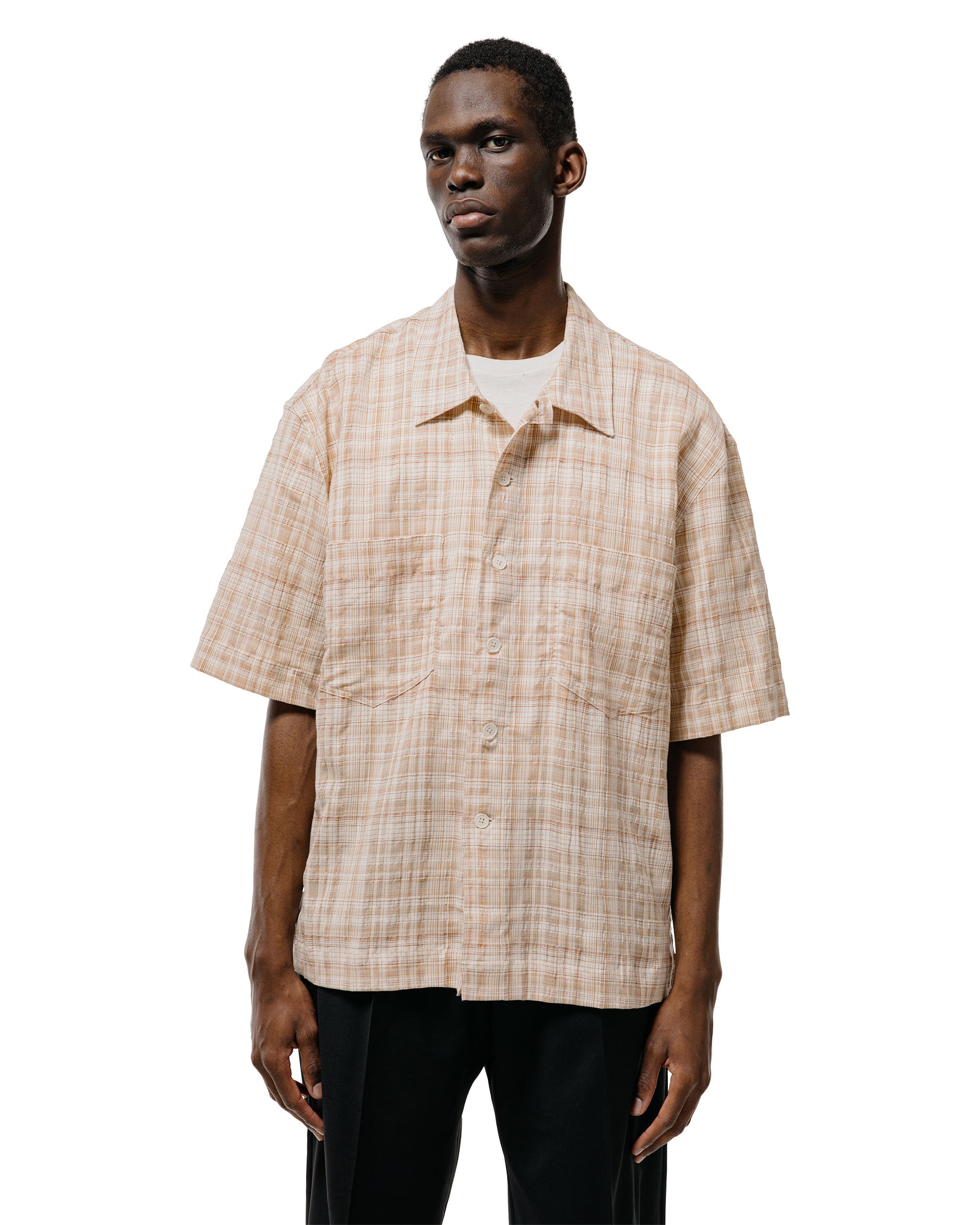Sunflower Adam Check Shirt 150 Sand