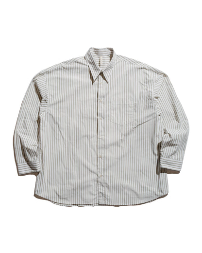 Sunflower Stable Shirt Stripe Khaki