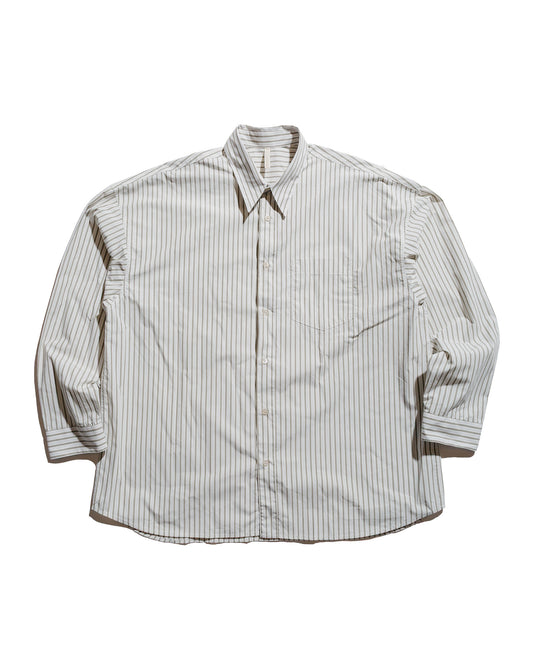 Sunflower Stable Shirt Stripe Khaki