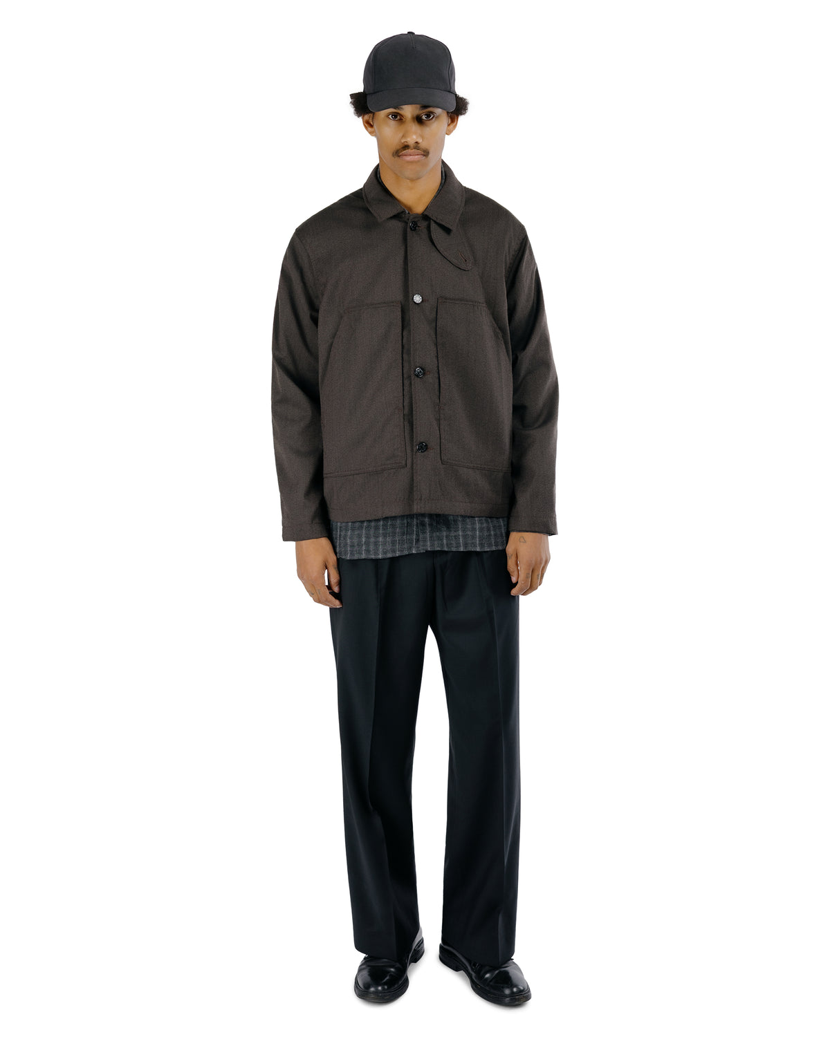 Sunflower Labour Jacket Wool Tech 170 Brown