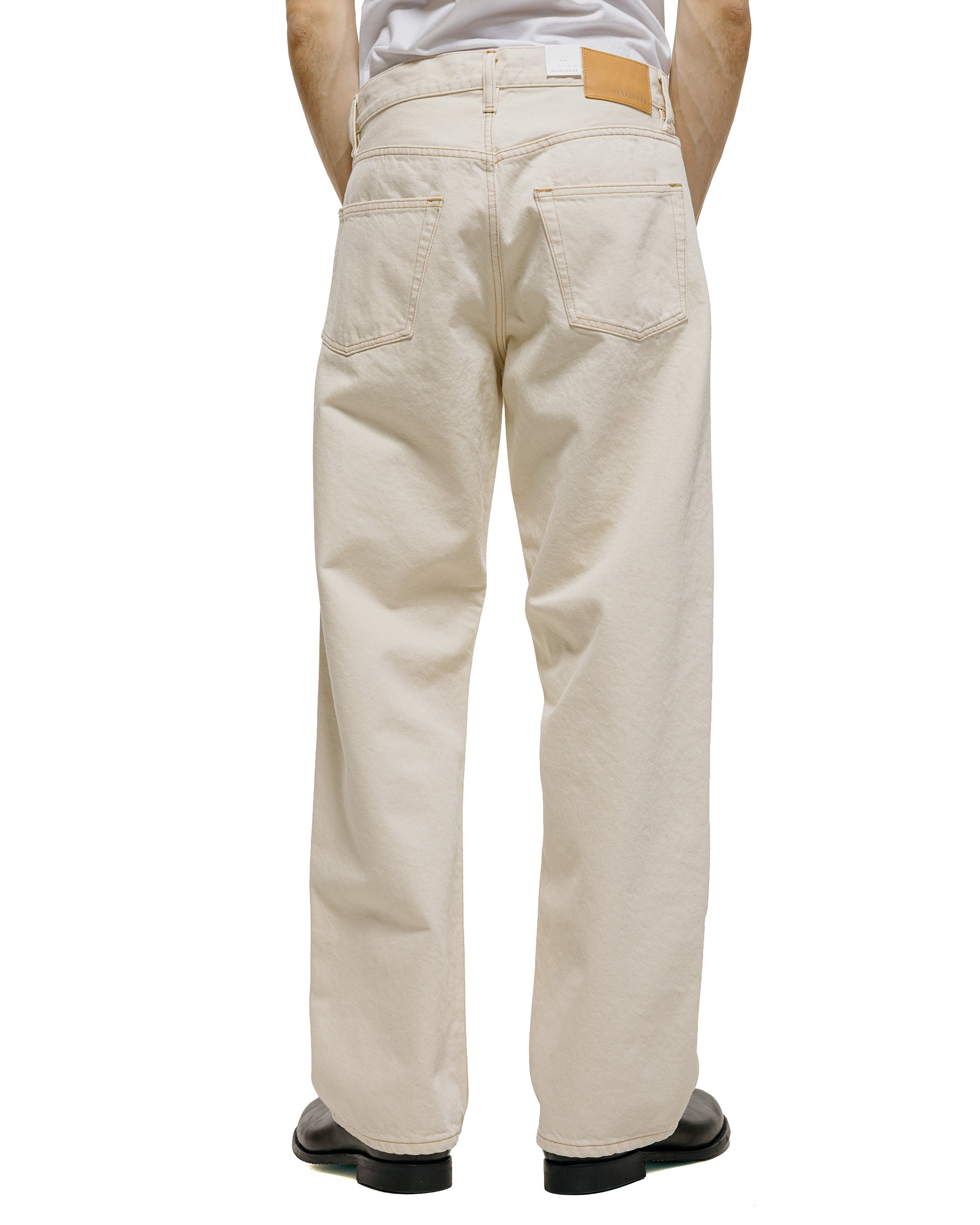 SUNFLOWER LOOSE 706 Ecru Contrast 新品 デニム Sunflower Loose 706 エクリュコントラスト