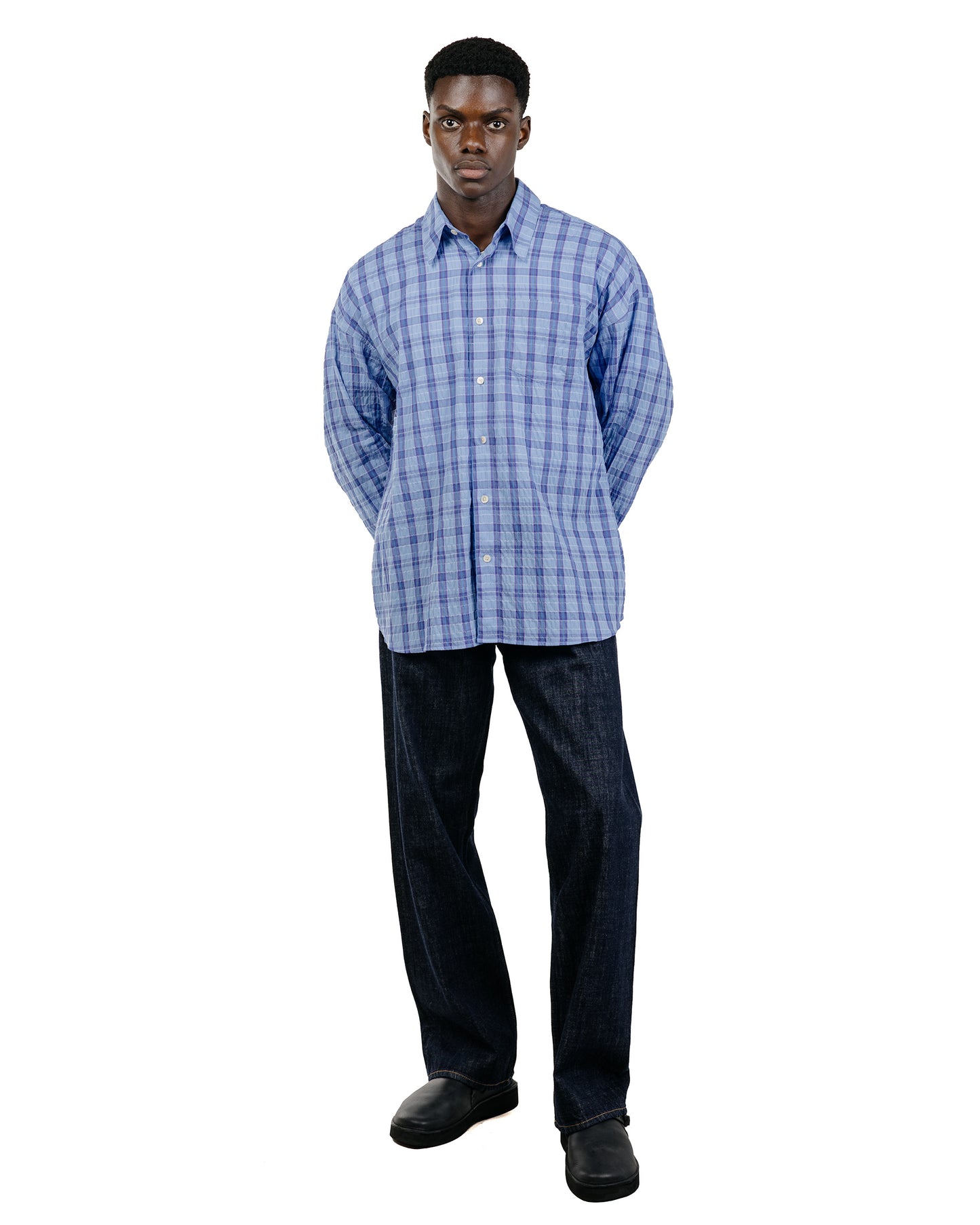 lost & found Sunflower Sunflower Stable Shirt 210 Blue