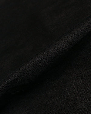 Sunflower Pleated Linen Pant Black fabric
