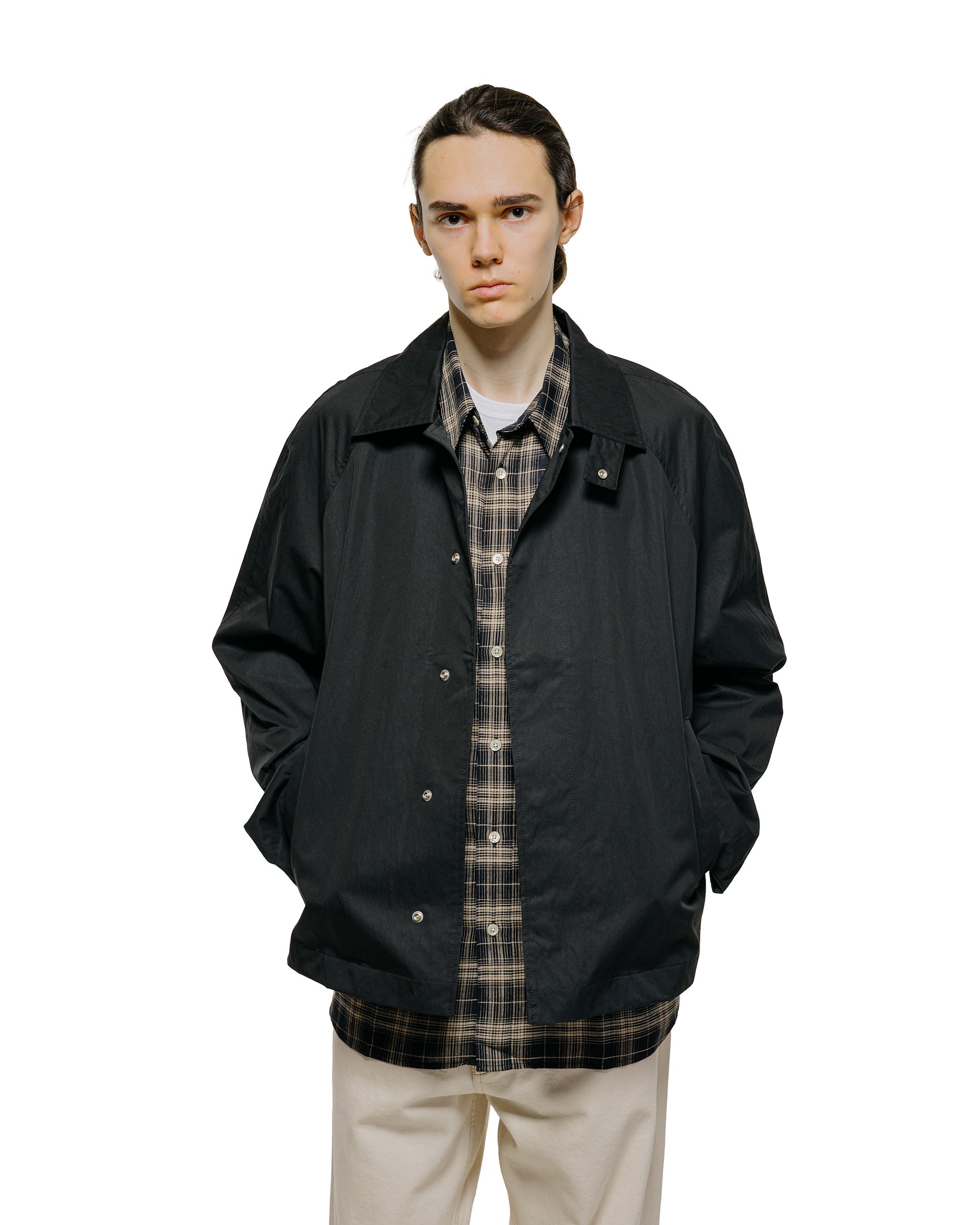 Sunflower Short Raglan Coat 999 Black