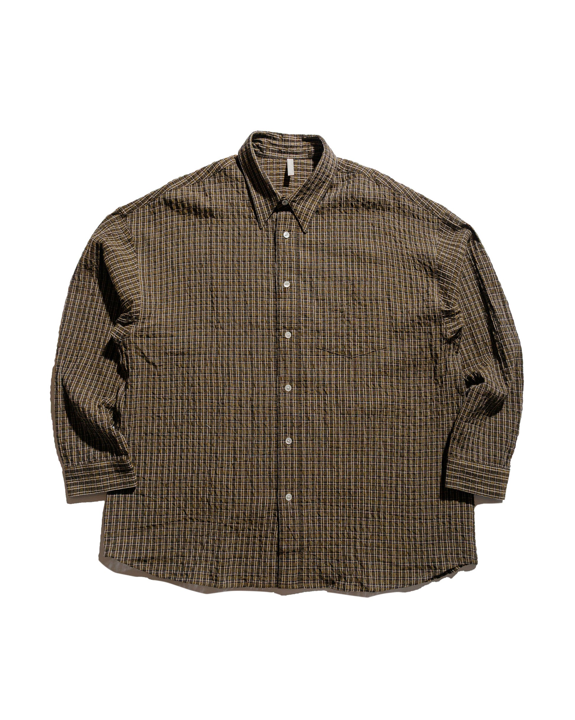 Sunflower Stable Shirt Check Khaki