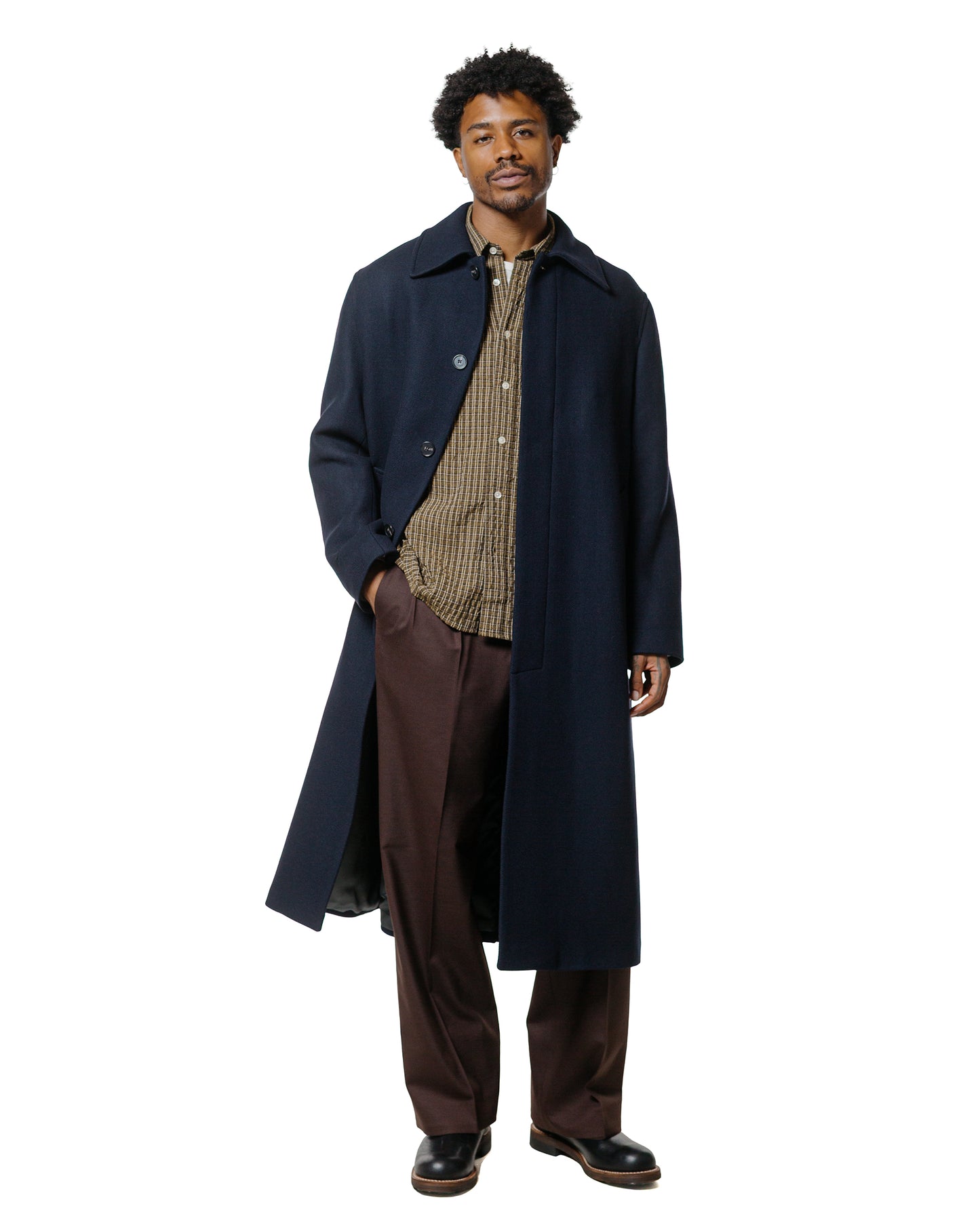 Sunflower Stable Shirt Check Khaki