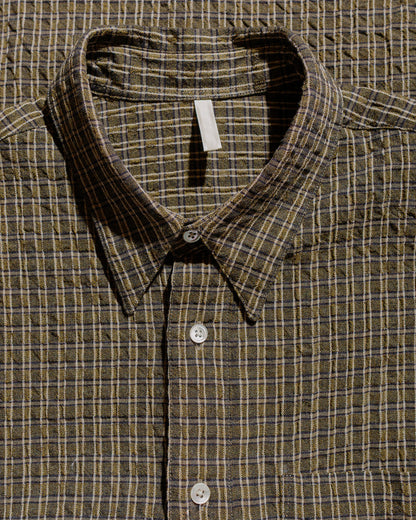Sunflower Stable Shirt Check Khaki