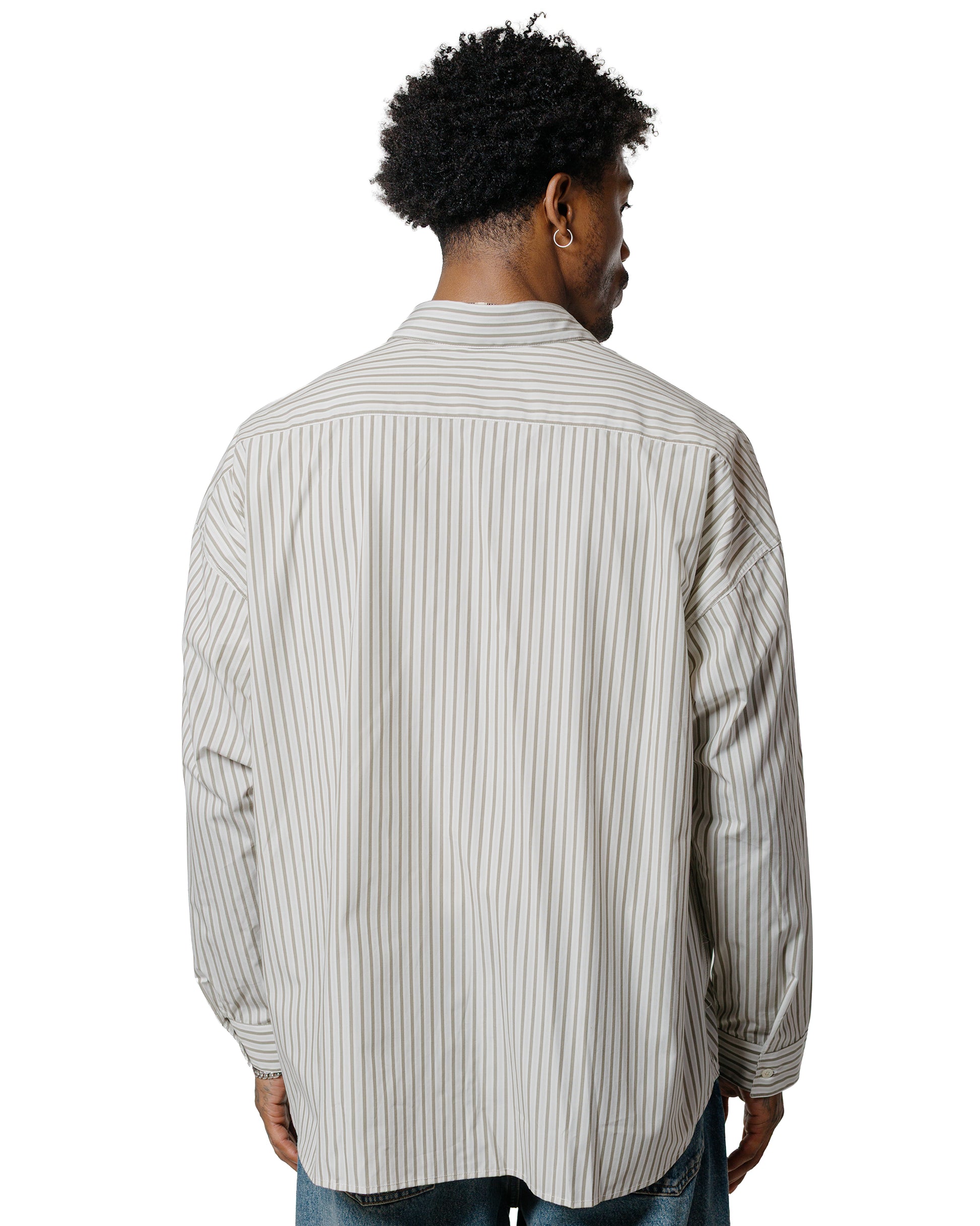 Sunflower Stable Shirt Stripe Khaki