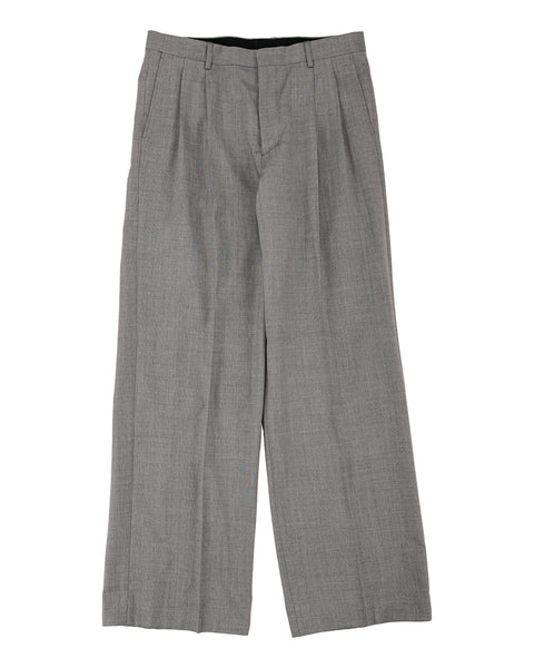 Sunflower Wide Pleated Trouser 820 Grey Melange