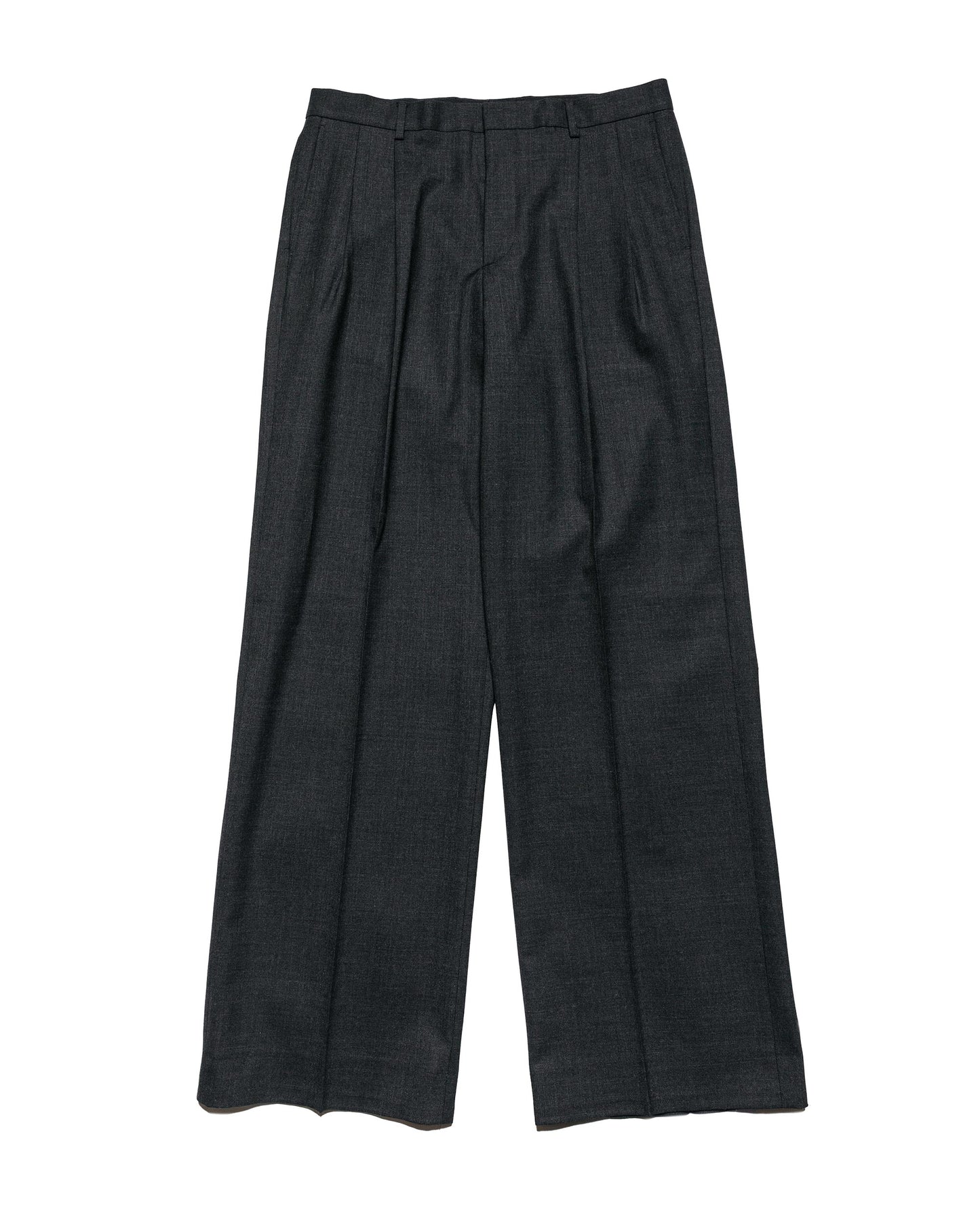 Sunflower Wide Pleated Trouser Anthracite