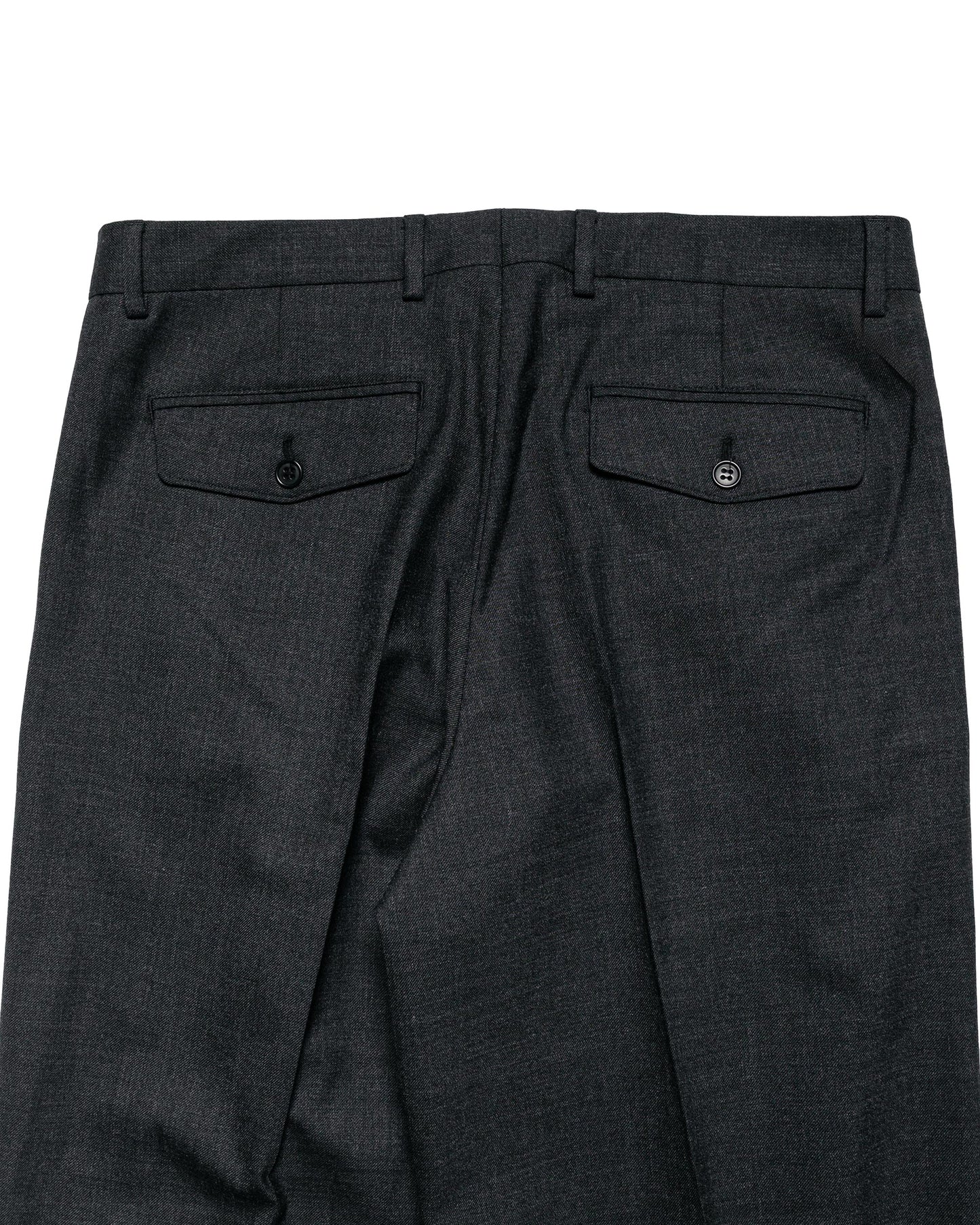 Sunflower Wide Pleated Trouser Anthracite back close