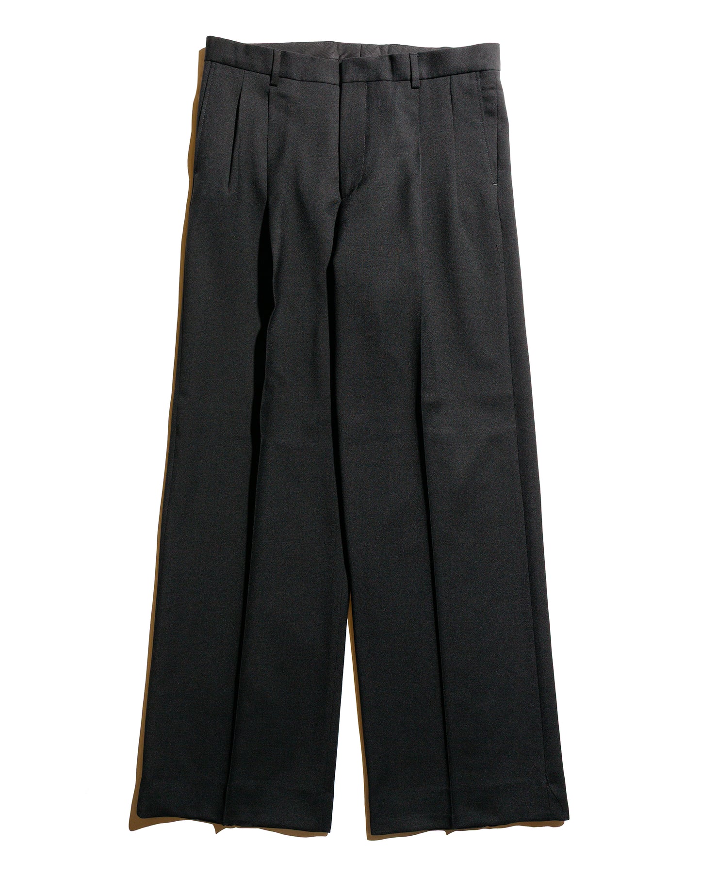 Sunflower Wide Pleated Trouser Black