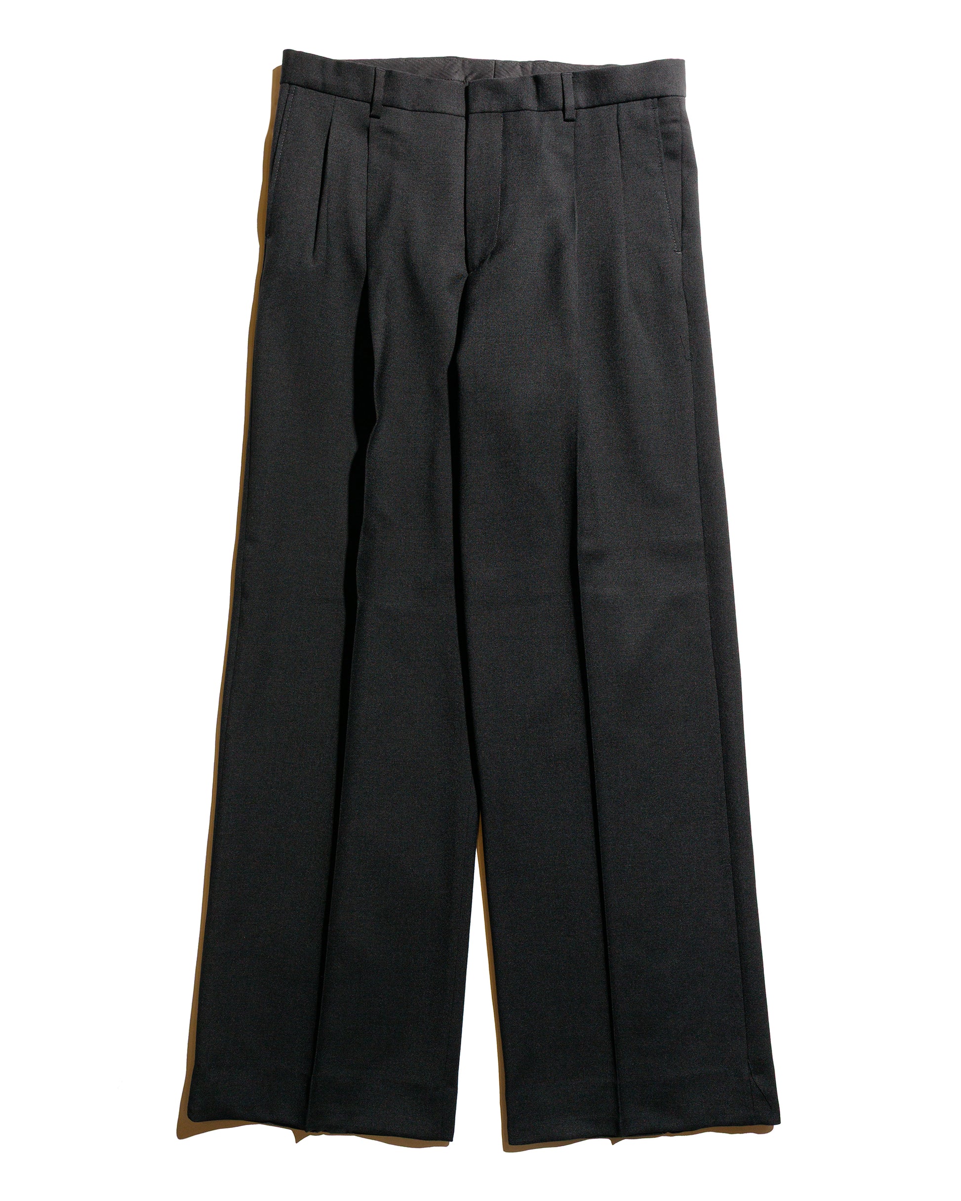 Sunflower Wide Pleated Trouser Black