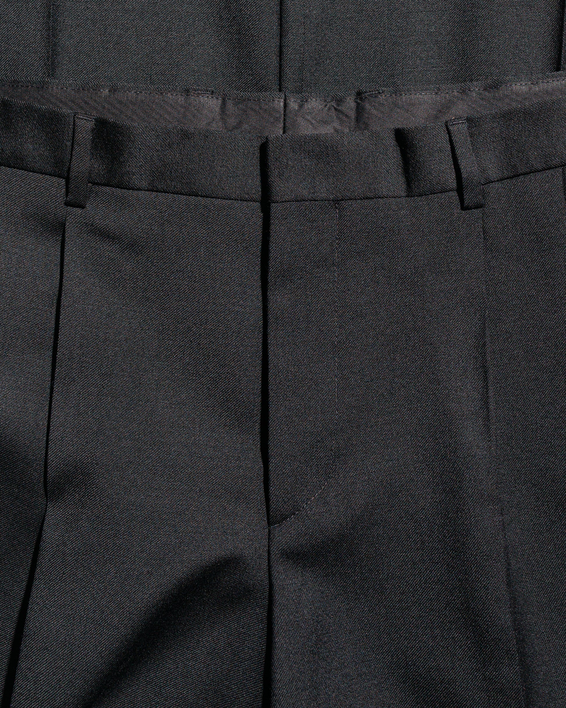 Sunflower Wide Pleated Trouser Black