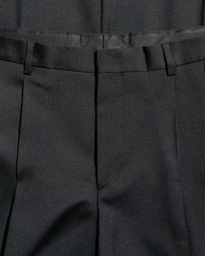 Sunflower Wide Pleated Trouser Black