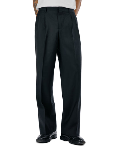 lost & found Sunflower Sunflower Wide Pleated Trouser Tropical Wool 999 Black