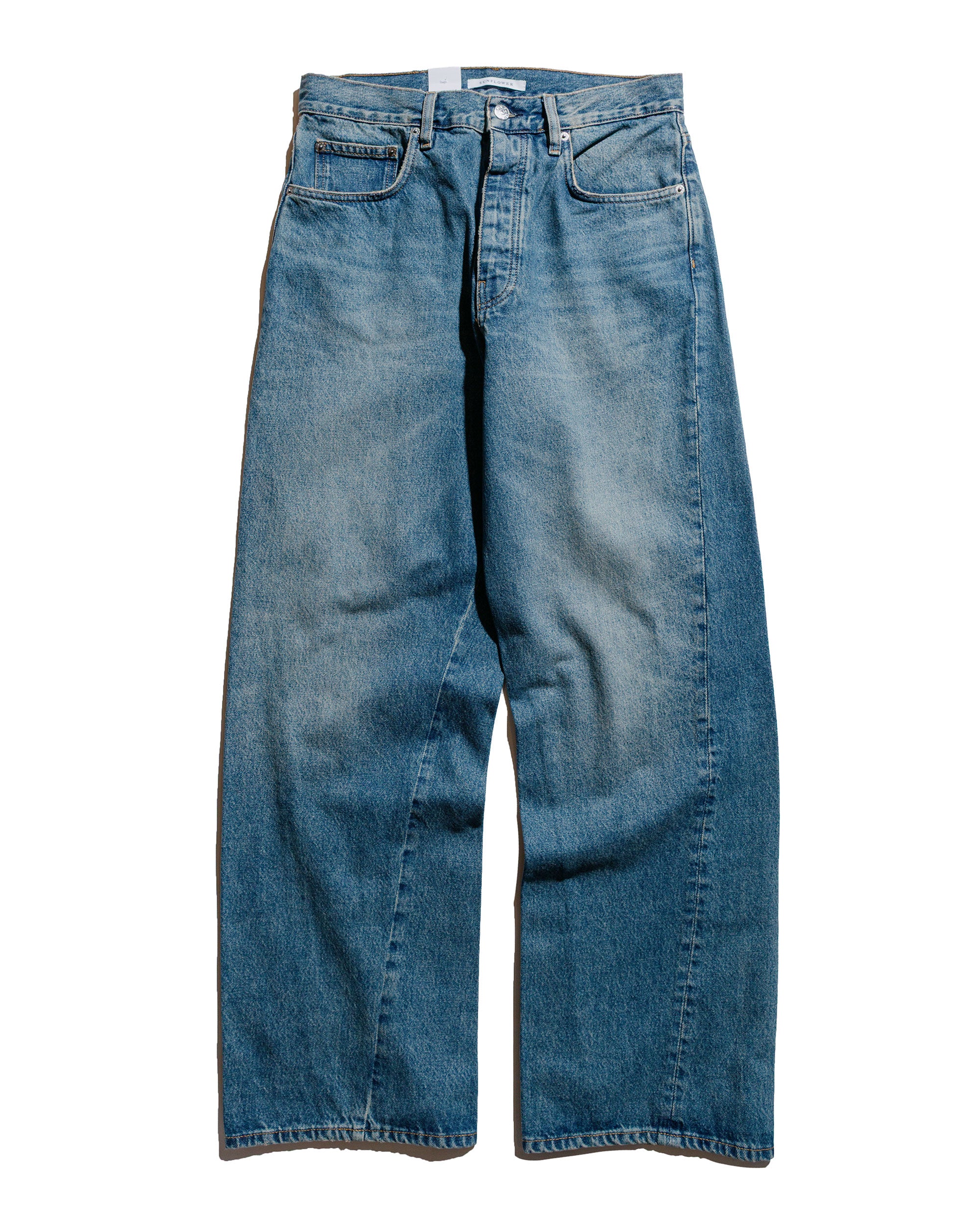 パンツ 32 Sunflower wide twist denim SunflowerWideTwistDarkBlueVint