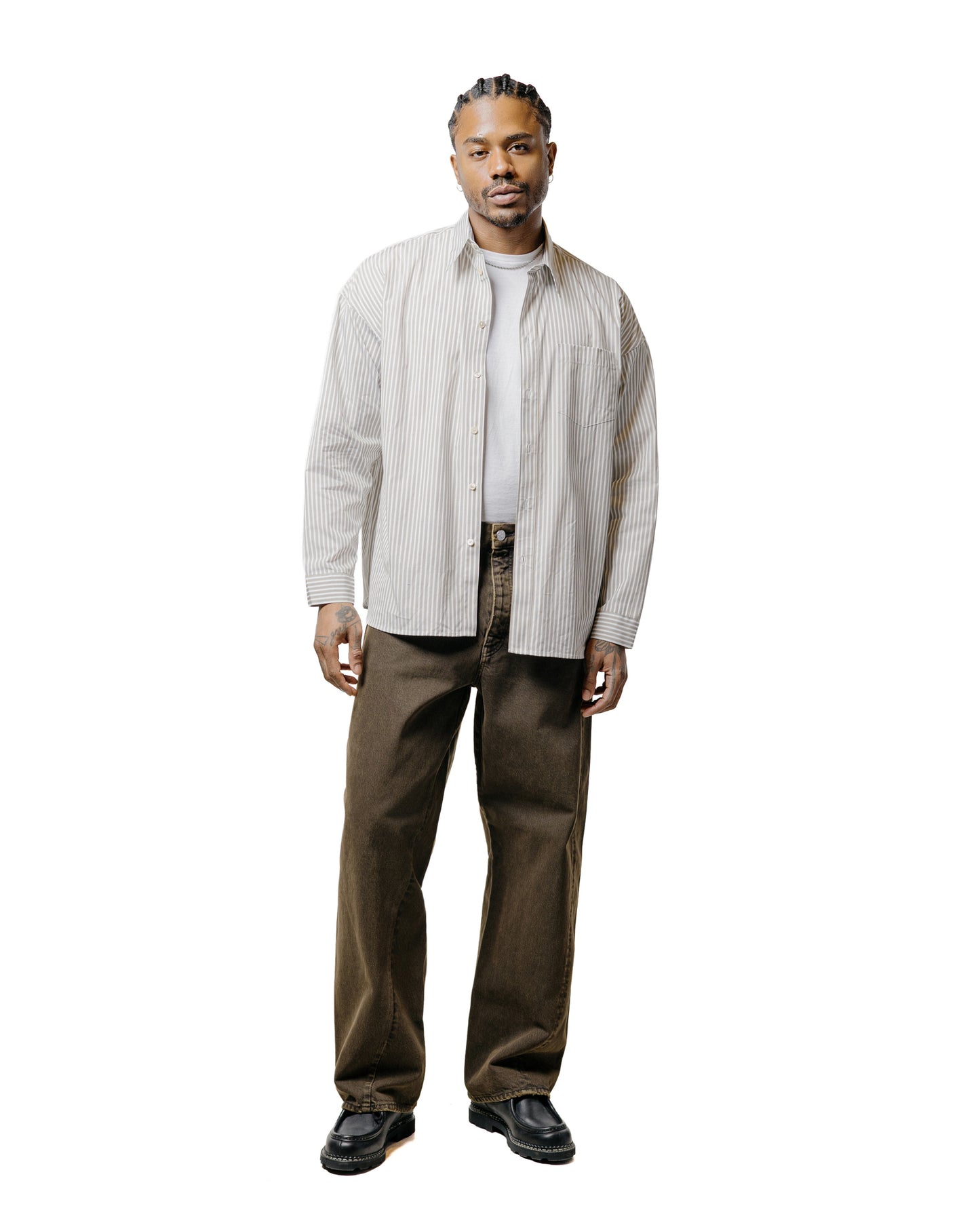 Sunflower Wide Twist Overdyed Black Khaki