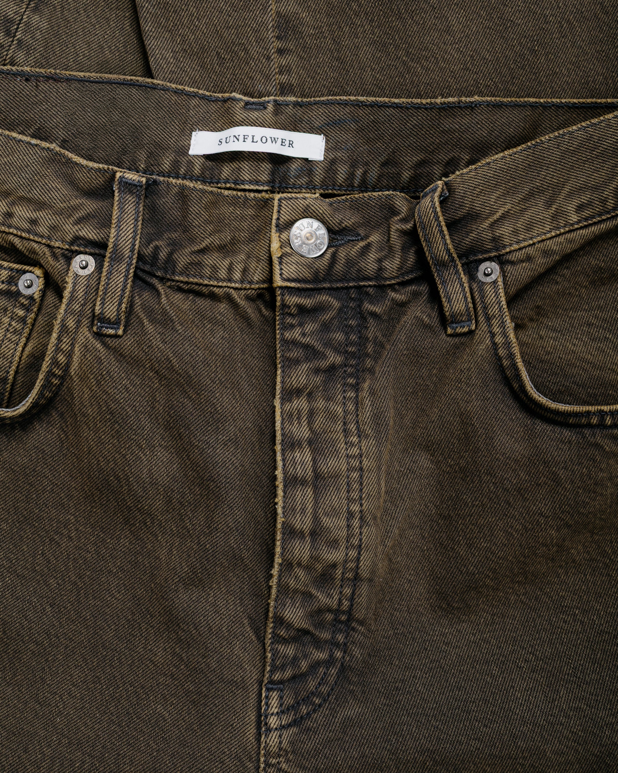 Sunflower Wide Twist Overdyed Black Khaki