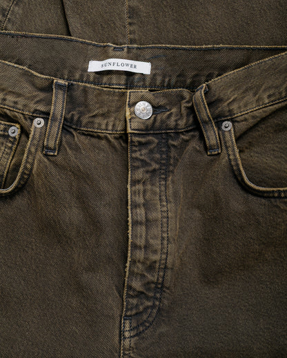 Sunflower Wide Twist Overdyed Black Khaki