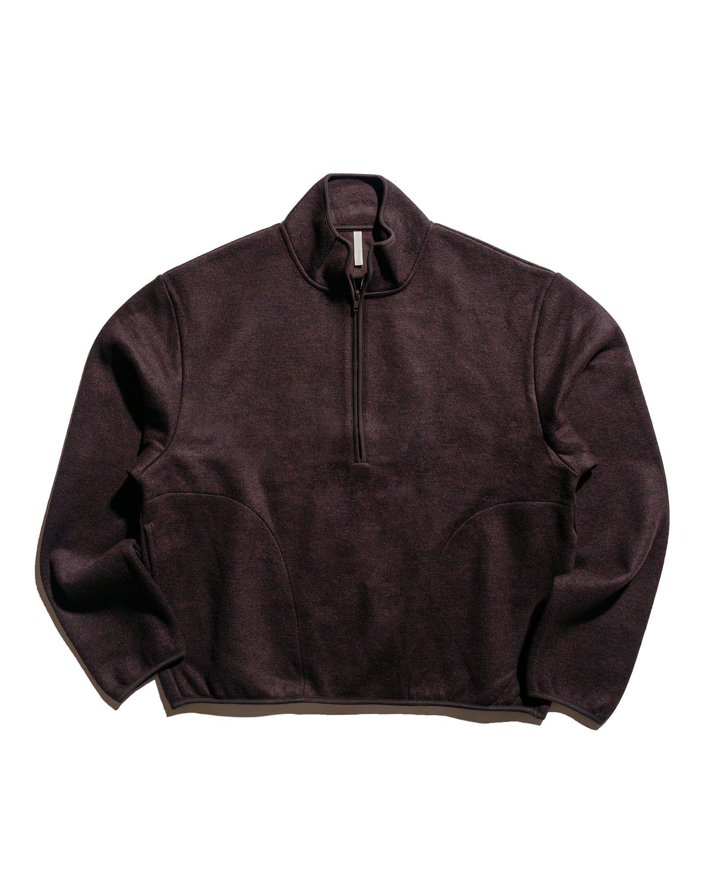 Sunflower Wool Half Zip Brown