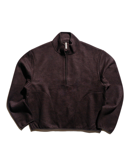 Sunflower Wool Half Zip Brown