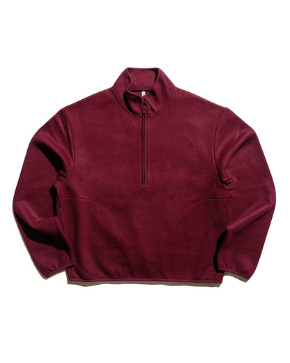 Sunflower Wool Half Zip Burgundy