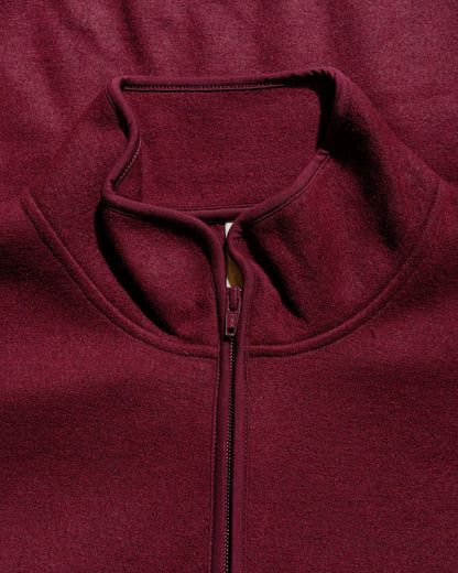 Sunflower Wool Half Zip BurgundySunflower Wool Half Zip Burgundy