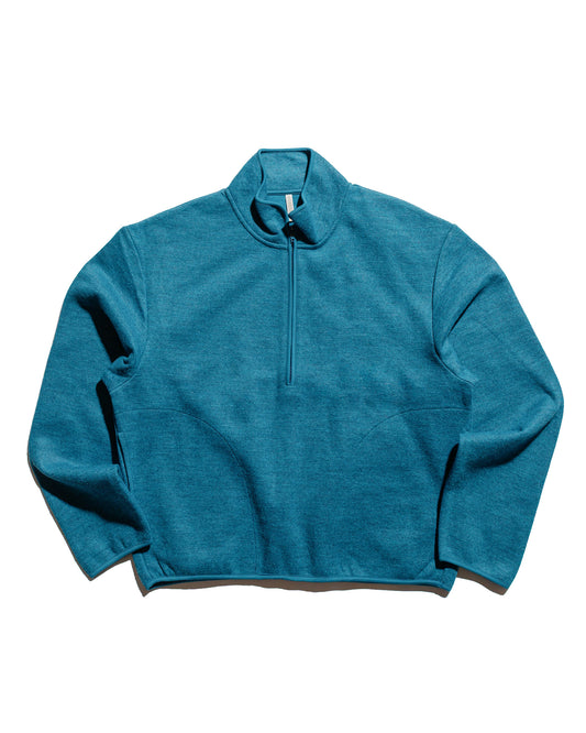 Sunflower Wool Half Zip Ice Blue