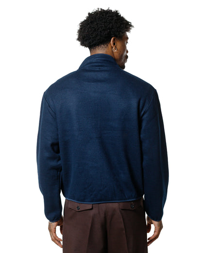 Sunflower Wool Half Zip Navy