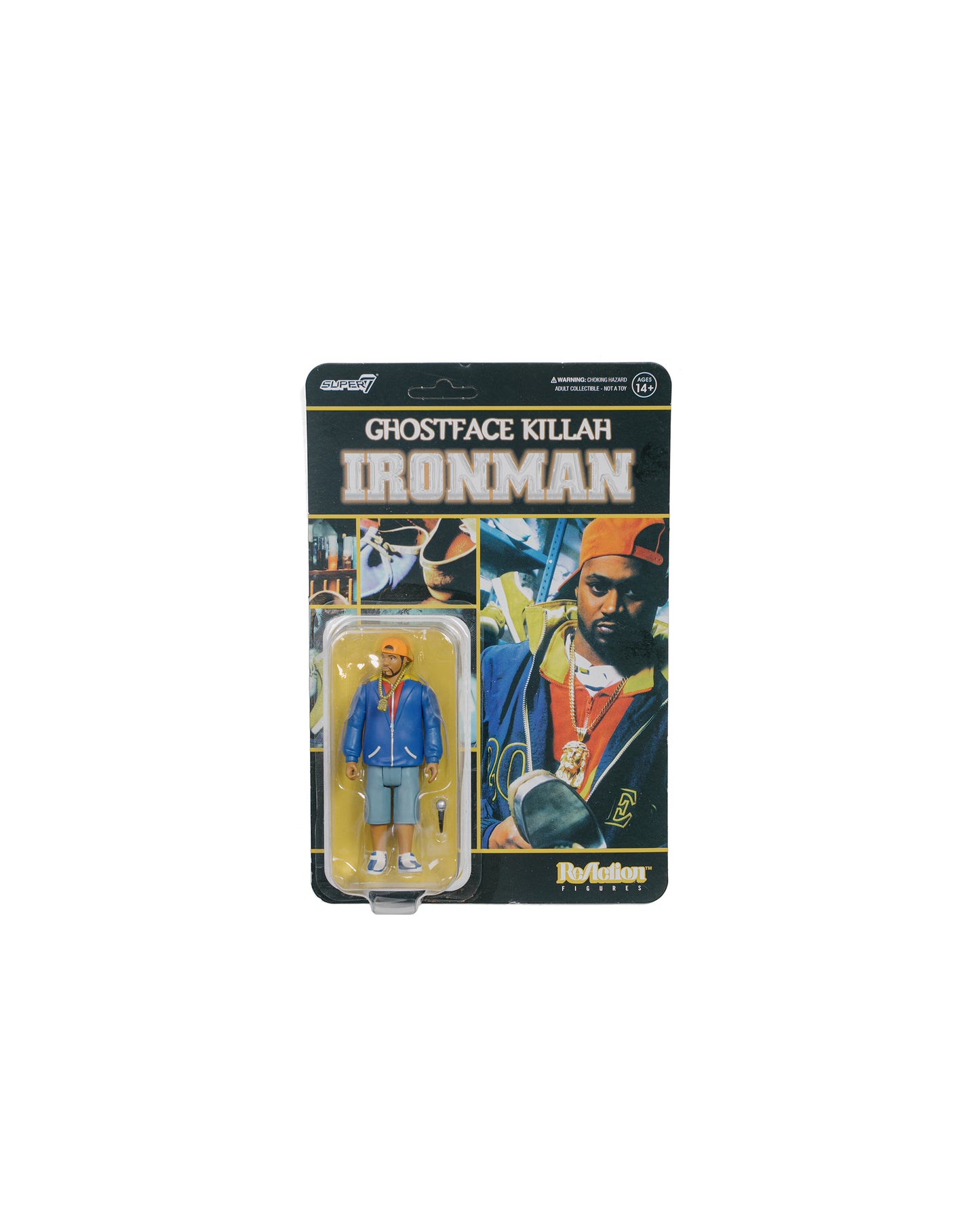 Super7 Ghostface Killah ReAction Figures Wave 1 Ghostface Killah (Ironman)