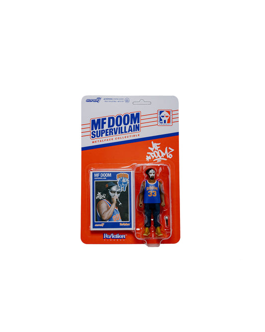 Super7 MF DOOM ReAction Wave 3 NYC w/ Trading Card