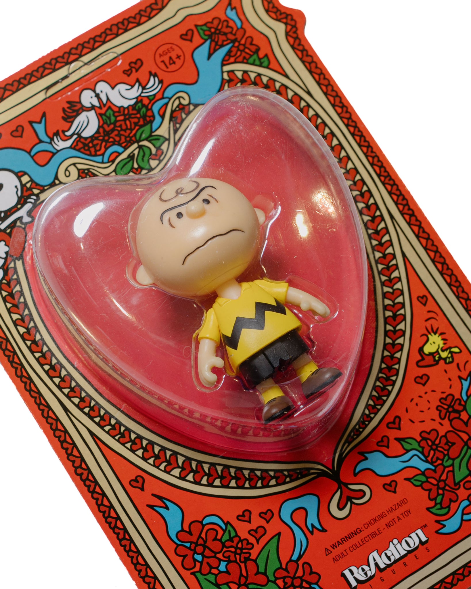 Super7 Peanuts Reaction Figures - I Hate Valentine's Day Charlie Brown Super7 Peanuts Reaction Figures - I Hate Valentine's Day Charlie Brown