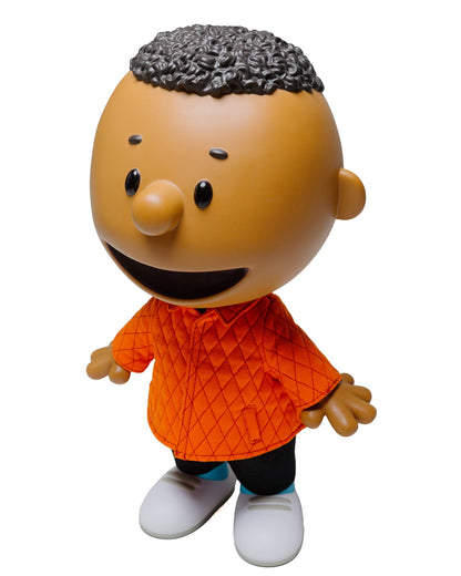 Super7 Peanuts SuperSize Vinyl Franklin With Jacket close