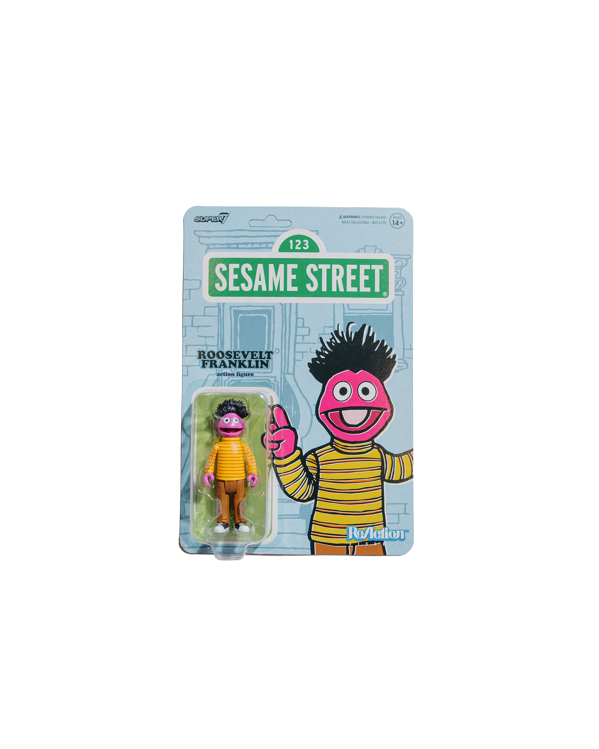 Super7 Sesame Street ReAction Figure Wave 4 'Roosevelt Franklin'