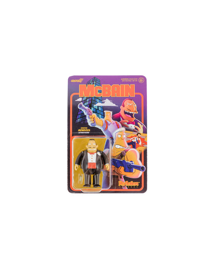 Super7 The Simpsons ReAction Wave 1 McBain Senator Mendoza