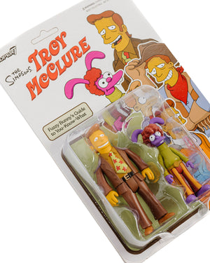 Super7 The Simpsons ReAction Wave 2 Troy McClure 'Fuzzy Bunny's Guide To You-Know-What'