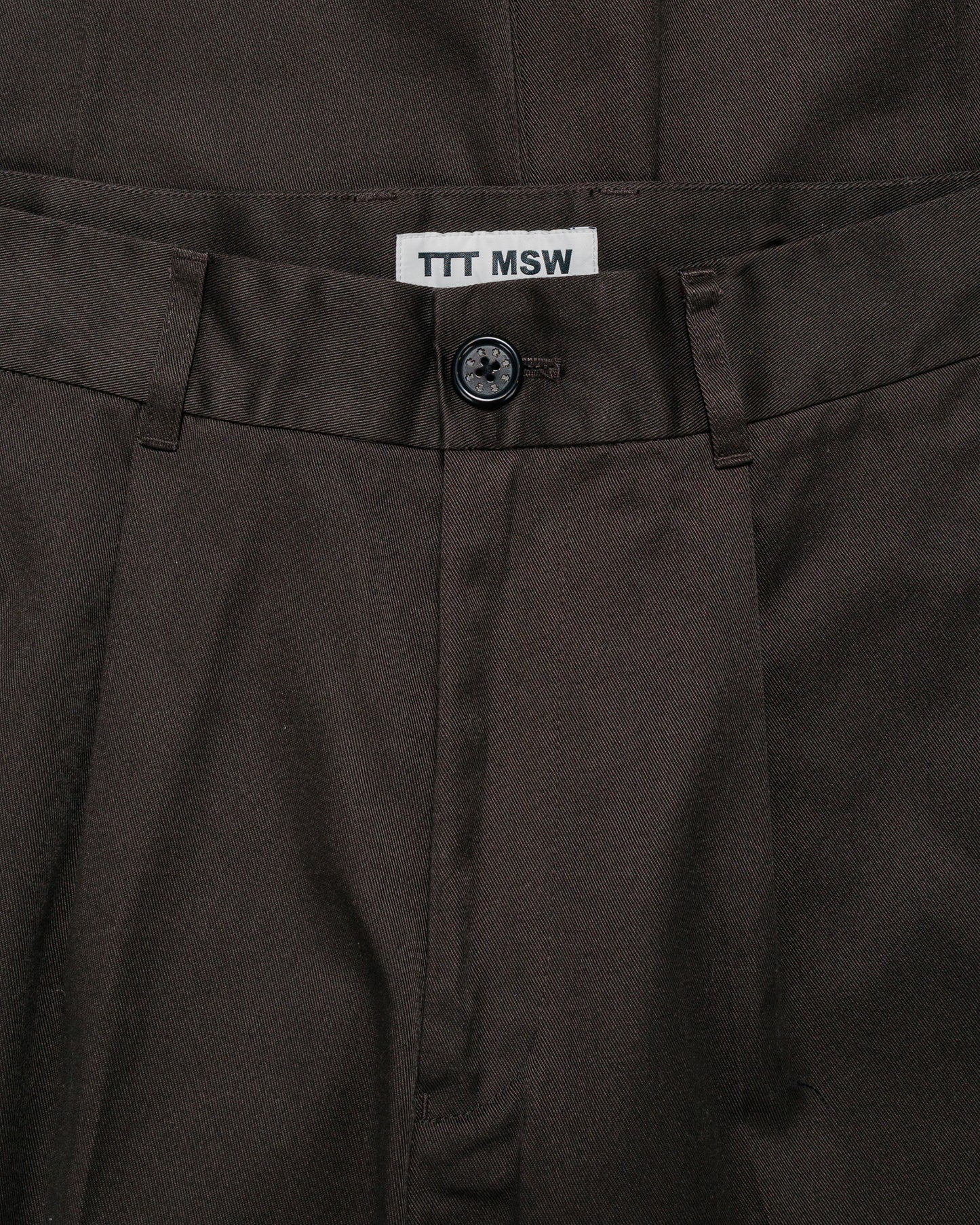TTT MSW Chino Slacks Dark Brown