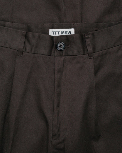 TTT MSW Chino Slacks Dark Brown