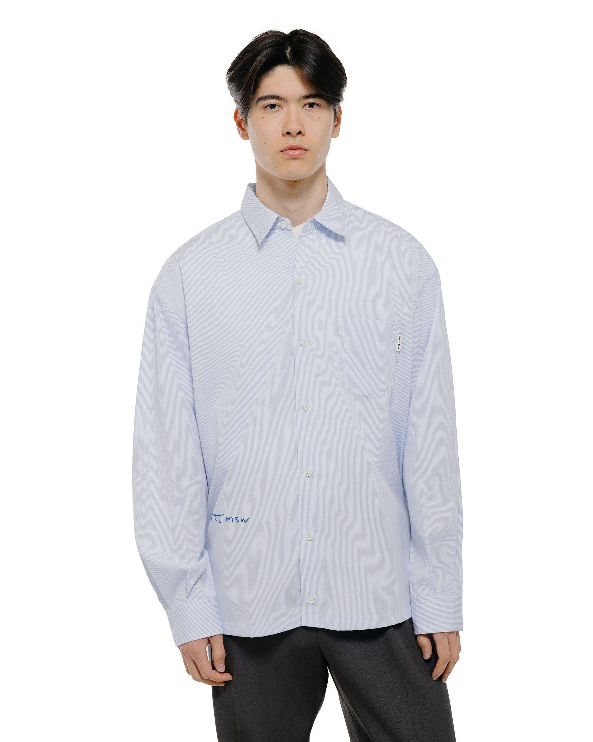 TTTMSWRegularCollarShirtWhiteS