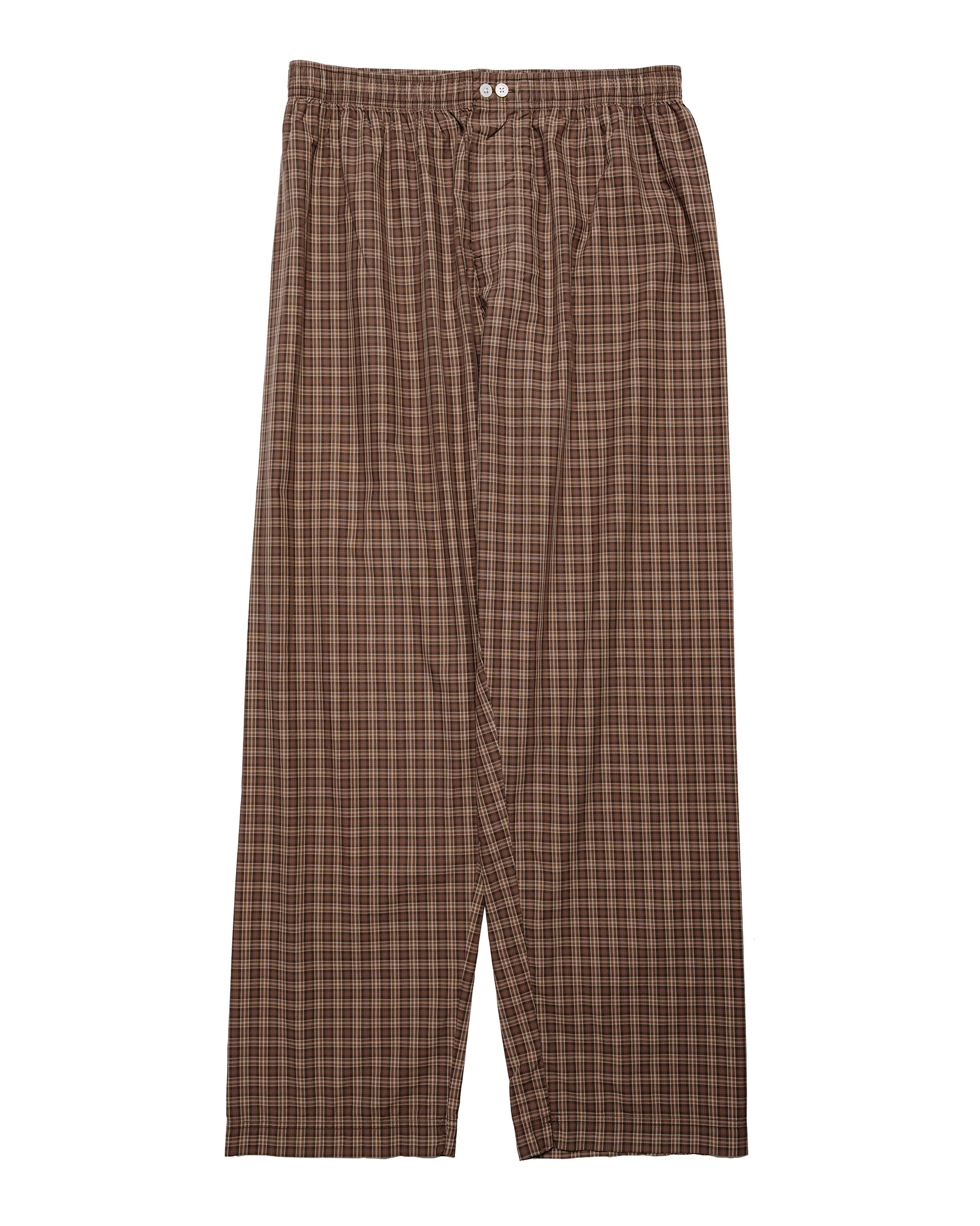 lost & found TEKLA Tekla Fine Twill Pyjama Pants Serra Checks
