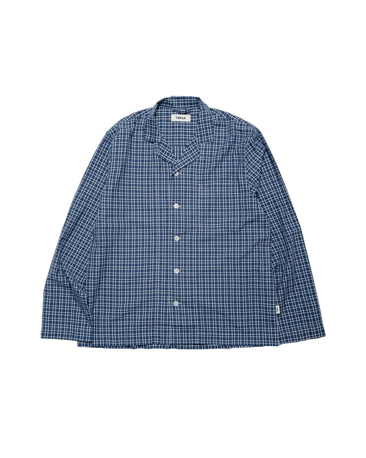 lost & found TEKLA Tekla Fine Twill Pyjama Shirt Lanegan Checks