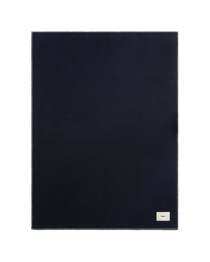 Tekla Lambswool Blanket Dusk Blue