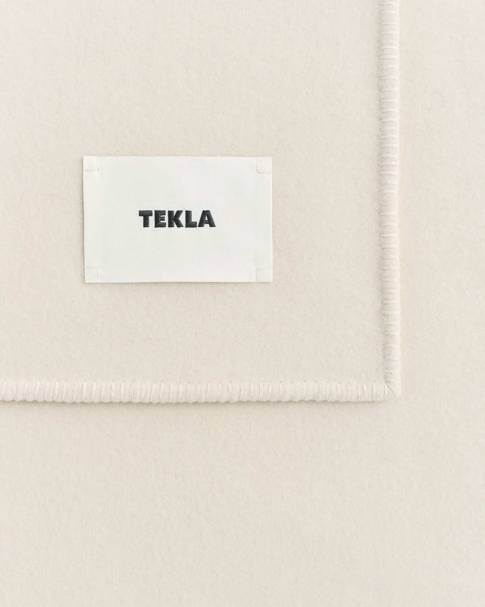 Tekla Lambswool Blanket Snow