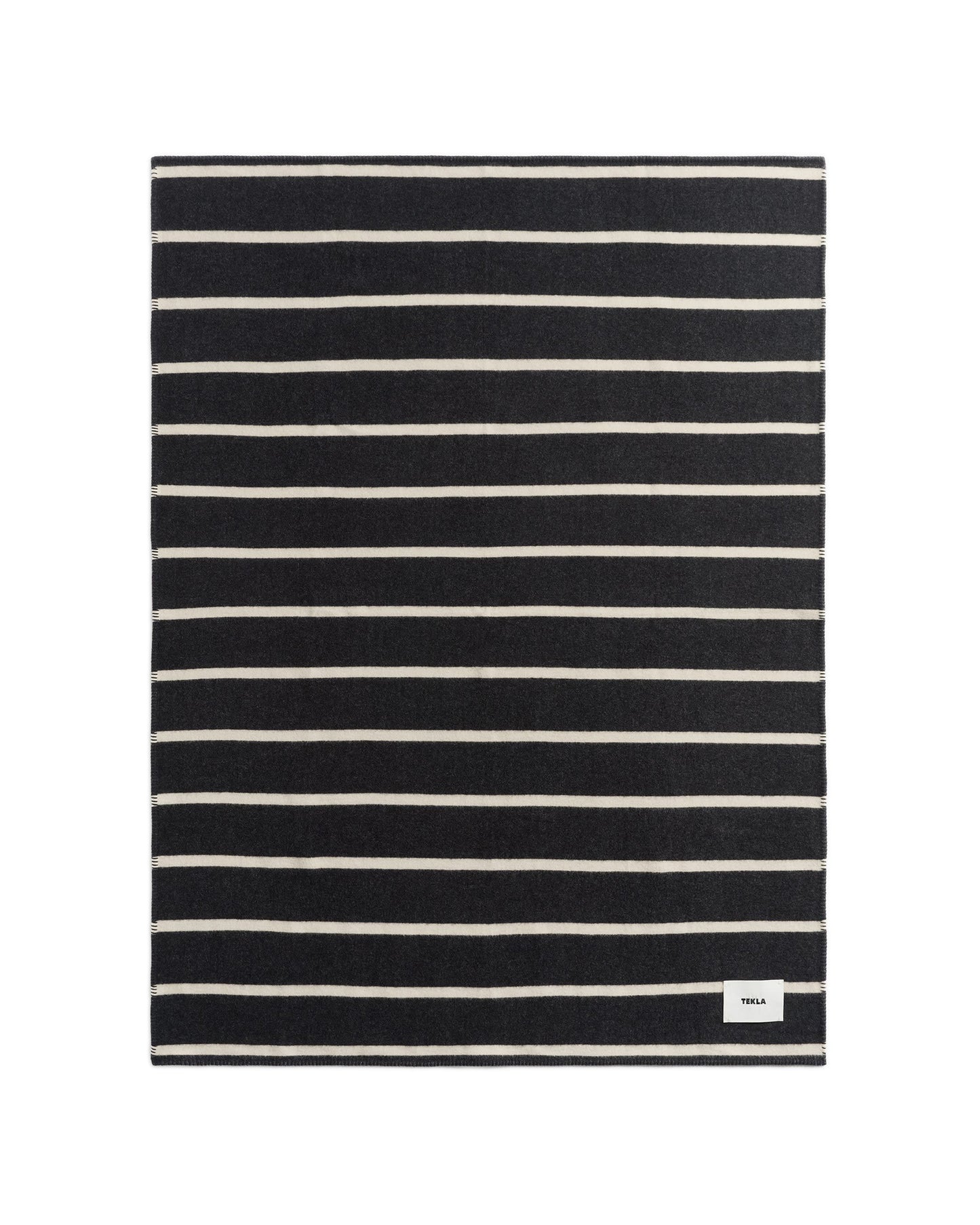 Tekla Lambswool Blanket Starling Stripes