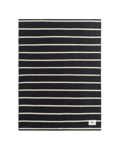Tekla Lambswool Blanket Starling Stripes