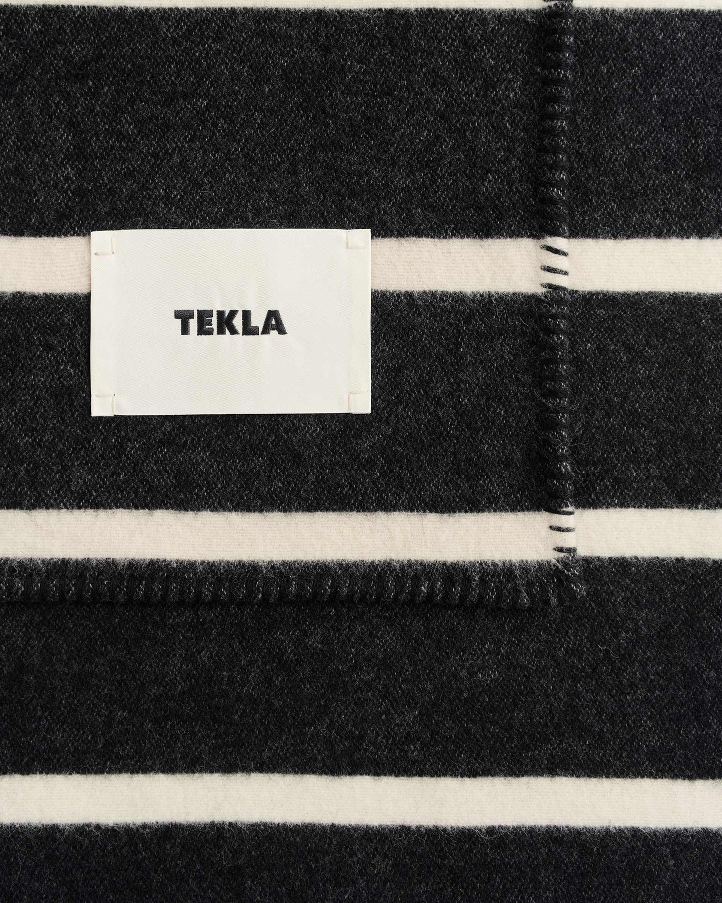 Tekla Lambswool Blanket Starling Stripes