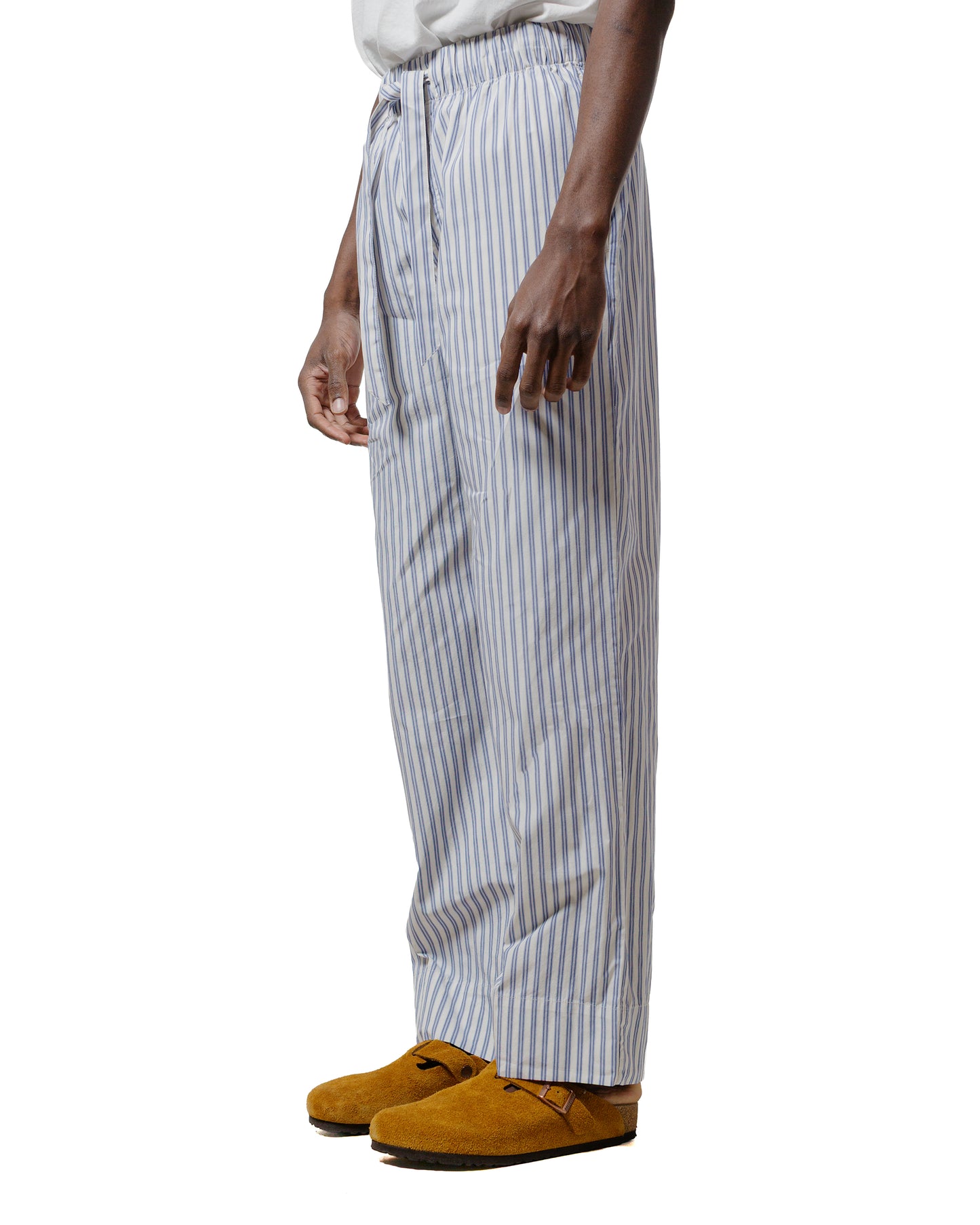 Tekla Poplin Pyjama Pants Skagen Stripes