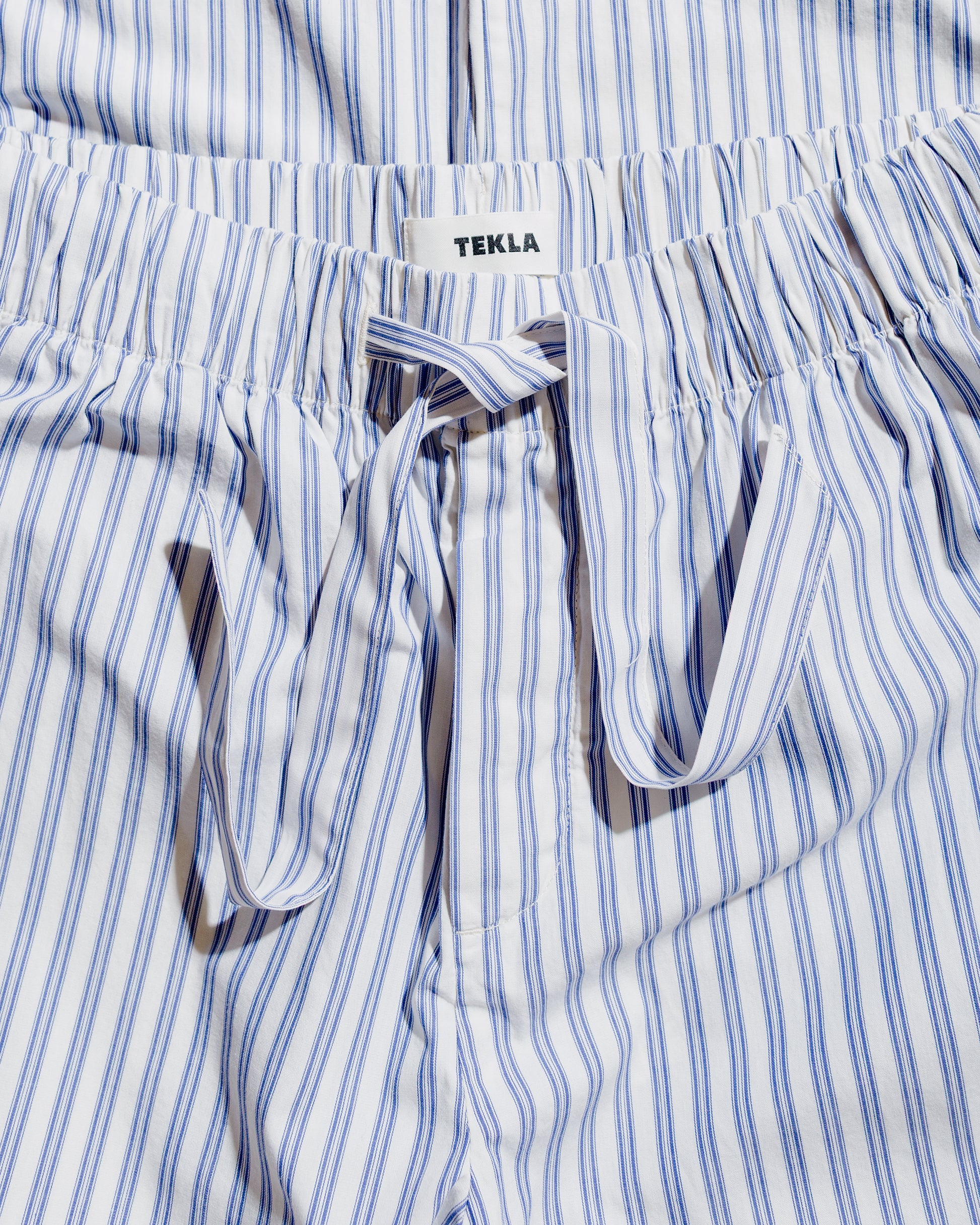 Tekla Poplin Pyjama Pants Skagen Stripes