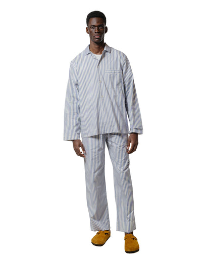 Tekla Poplin Pyjama Pants Skagen Stripes
